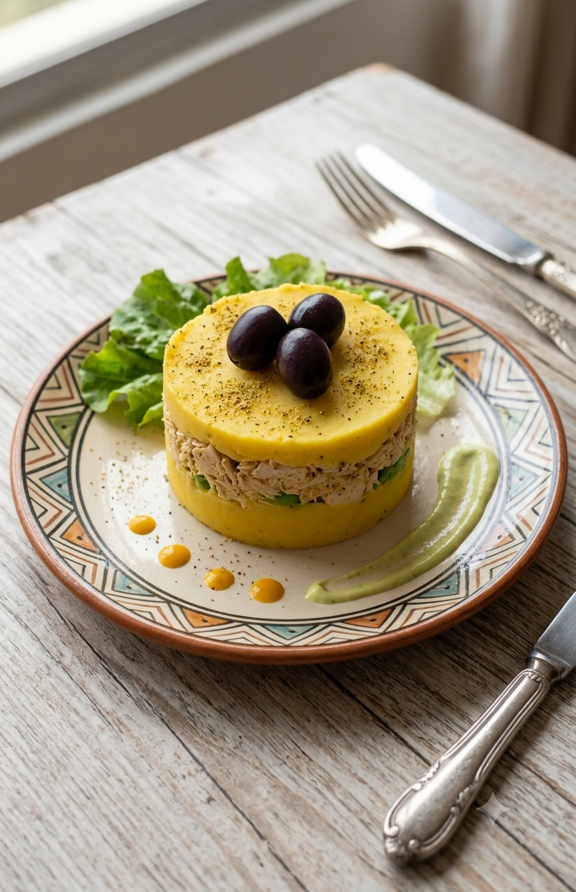 Causa Limeña de Pollo