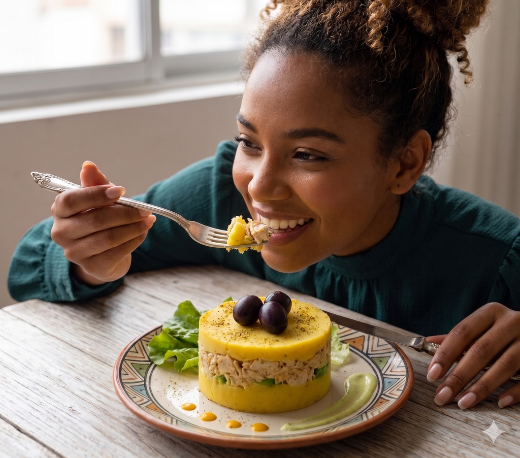 Causa Limeña de Pollo