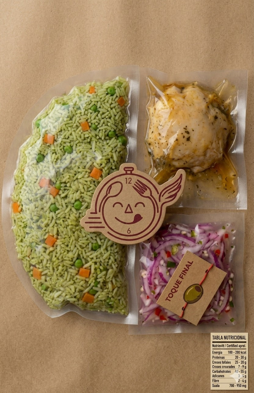 Arroz Con Pollo Empacado Al Vacío
