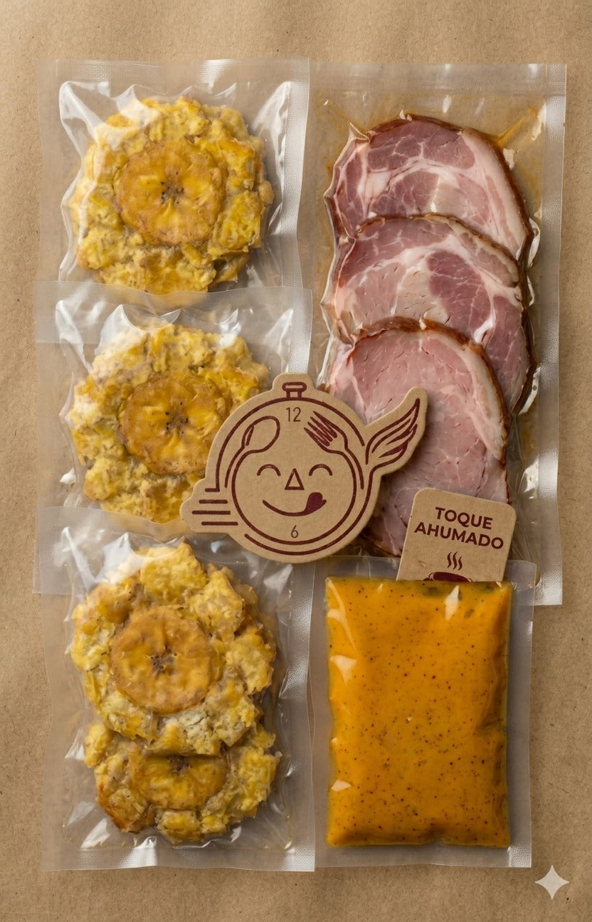 Patacones Con Cecina